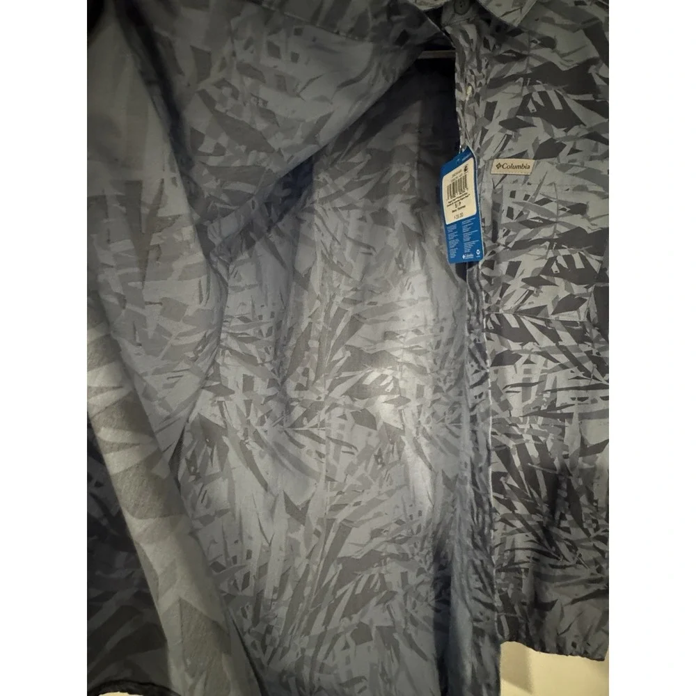 NEW Men's Size Small Columbia Rogers Peak Printed Short Sleeve Shirt XM8259-449